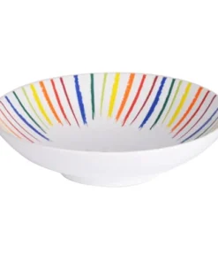 Little Marcel Lot De 6 Assiettes Creuse En Grès Multicolore -Chef&Sommelier-boutique lot de 6 assiettes creuse en gres multicolore 1