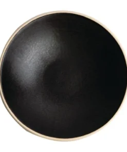 Olympia Lot De 6 Assiettes Creuses 600 Ml Ø23cm Noire