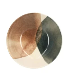 Novastyl Lot De 6 Assiettes Creuses En Grès 20cm