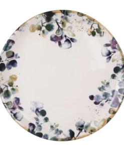 Table Passion Lot De 6 Assiettes Plate 27,5 Cm En Faïence Décoré