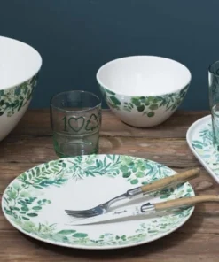 Table Passion Lot De 6 Assiettes Plate 27 Cm En Faïence Décoré -Chef&Sommelier-boutique lot de 6 assiettes plate 27 cm en faience decore 2