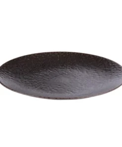 Table Passion Lot De 6 Assiettes Plate 27 Cm En Faïence Marron -Chef&Sommelier-boutique lot de 6 assiettes plate 27 cm en faience marron 2