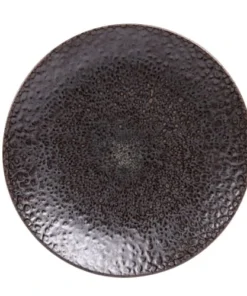 Table Passion Lot De 6 Assiettes Plate 27 Cm En Faïence Marron