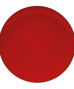 Table Passion Lot De 6 Assiettes Plate 27 Cm En Grès Rouge