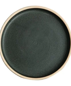 Olympia Lot De 6 Assiettes Plate Bord Droit 250 Mm Vert