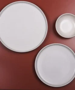 Table Passion Lot De 6 Assiettes Plate Crème 26 Cm En Grès Beige -Chef&Sommelier-boutique lot de 6 assiettes plate creme 26 cm en gres beige 2