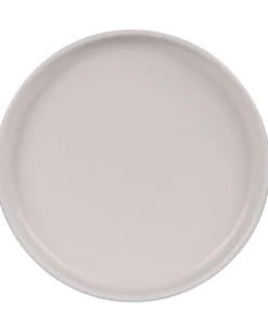 Table Passion Lot De 6 Assiettes Plate Crème 26 Cm En Grès Beige