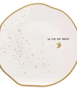 Amadeus Lot De 6 Assiettes Plate En Grès Décoré