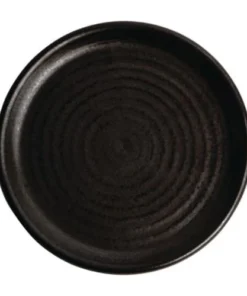 Olympia Lot De 6 Assiettes Plates 26,5cm Noire
