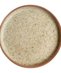 Olympia Lot De 6 Assiettes Plates Bord Droit 250 Mm Beige