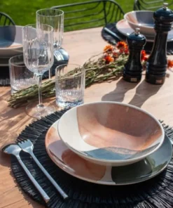 Novastyl Lot De 6 Assiettes Plates En Grès 26cm 9 Novastyl Lot De 6 Assiettes Plates En Grès 26cm -Chef&Sommelier-boutique lot de 6 assiettes plates en gres 26cm 3