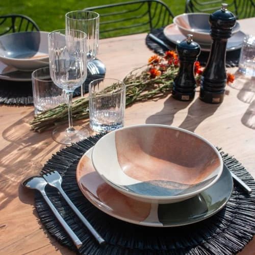 Novastyl Lot De 6 Assiettes Plates En Grès 26cm 6 Novastyl Lot De 6 Assiettes Plates En Grès 26cm – Image 4