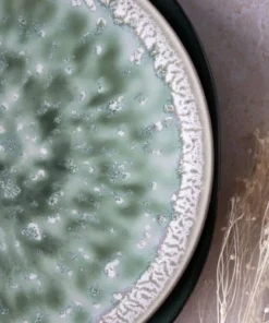 Novastyl Lot De 6 Assiettes Plates En Porcelaine émaillée Verte D27cm 12 Novastyl Lot De 6 Assiettes Plates En Porcelaine émaillée Verte D27cm -Chef&Sommelier-boutique lot de 6 assiettes plates en porcelaine emaillee verte d27cm 4