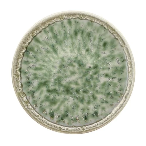 Novastyl Lot De 6 Assiettes Plates En Porcelaine émaillée Verte D27cm 3 Novastyl Lot De 6 Assiettes Plates En Porcelaine émaillée Verte D27cm