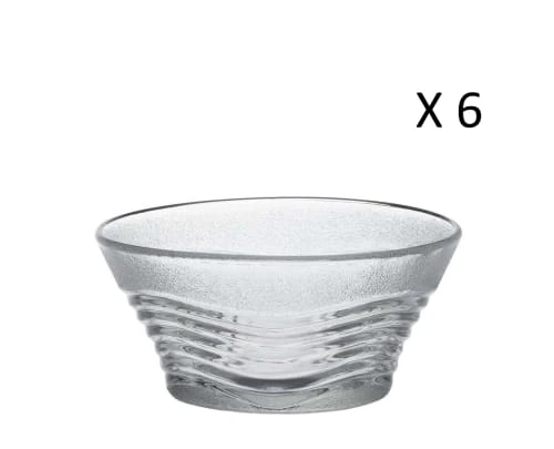 Duralex Lot De 6-Coupelle à Dessert Ondulée 24 Cl En Verre Trempé Transparent 3 Duralex Lot De 6-Coupelle à Dessert Ondulée 24 Cl En Verre Trempé Transparent