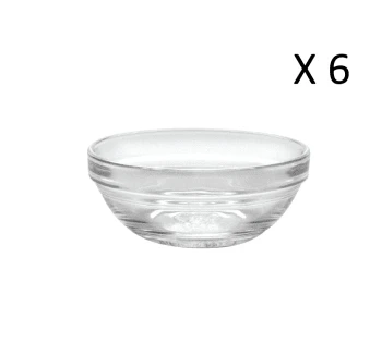 Duralex Lot De 6 - Coupelle Empilable 31 Cl En Verre Trempé Transparent 7 Duralex Lot De 6 - Coupelle Empilable 31 Cl En Verre Trempé Transparent – Image 5