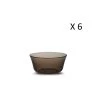 Duralex Lot De 6-Coupelle Tulipe 25cl En Verre Trempé Teinté Sepia -Chef&Sommelier-boutique lot de 6 coupelle tulipe 25cl en verre trempe teinte sepia