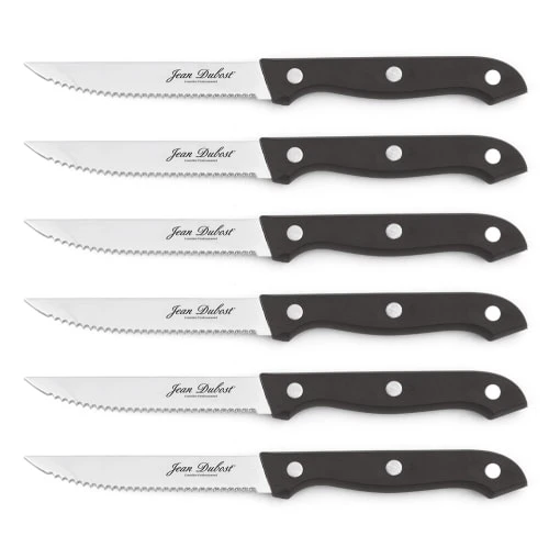 Jean Dubost Lot De 6 Couteaux à Steak En Inox Noir 3 Jean Dubost Lot De 6 Couteaux à Steak En Inox Noir