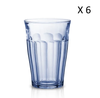 Duralex Lot De 6-Verre à Cocktail 36cl En Verre Trempé Résistant Teinté Marine 8 Duralex Lot De 6-Verre à Cocktail 36cl En Verre Trempé Résistant Teinté Marine – Image 6