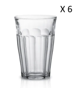 Duralex Lot De 6-Verre à Cocktail 36cl En Verre Trempé Résistant Teinté Marine 12 Duralex Lot De 6-Verre à Cocktail 36cl En Verre Trempé Résistant Teinté Marine -Chef&Sommelier-boutique lot de 6 verre a cocktail 36cl en verre trempe resistant transparent le picardie 1