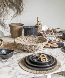 Bazar Bizar Petite Assiette En Terracotta Noir -Chef&Sommelier-boutique petite assiette en terracotta noir 2