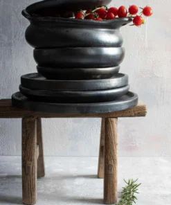 Bazar Bizar Petite Assiette En Terracotta Noire -Chef&Sommelier-boutique petite assiette en terracotta noire 4