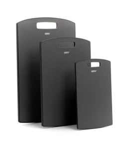 GEFU Planche à Découper 24 Cm En Plastique Noir