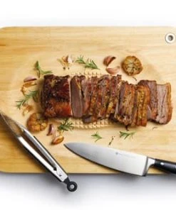 Masterclass Planche à Découper à Pointe En Caoutchouc Et Bois Marron -Chef&Sommelier-boutique planche a decouper a pointe en caoutchouc et bois marron 2