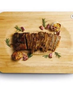 Masterclass Planche à Découper à Pointe En Caoutchouc Et Bois Marron -Chef&Sommelier-boutique planche a decouper a pointe en caoutchouc et bois marron 3