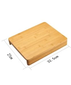 Laguiole Planche à Découper Avec Tiroir 31x24cm -Chef&Sommelier-boutique planche a decouper avec tiroir 31x24cm 2