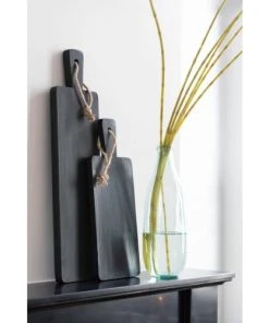 LANADECO Planche à Découper Caoutchouc Noir 20x61cm -Chef&Sommelier-boutique planche a decouper caoutchouc noir 20x61cm 3