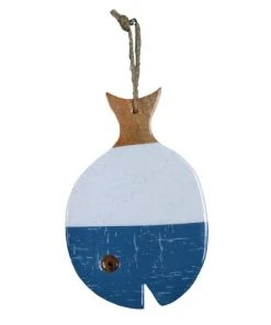 Sensei Maison Planche à Découper Décorative 25 Cm Bleu 25x16x3 Cm