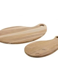 Wadiga Planche à Découper En Teck Forme Goutte 45x26,5x1,5cm -Chef&Sommelier-boutique planche a decouper en teck forme goutte 45x26 5x1 5cm 3