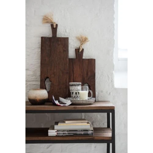 LANADECO Planche à Découper Irrégulière Rectangle Bois Marron 6 LANADECO Planche à Découper Irrégulière Rectangle Bois Marron – Image 4