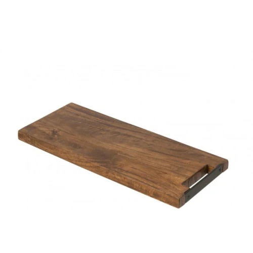 LANADECO Planche à Découper Longue Bois Marron L50cm 3 LANADECO Planche à Découper Longue Bois Marron L50cm