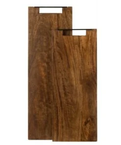 LANADECO Planche à Découper Longue En Bois De Manguier Marron L60cm -Chef&Sommelier-boutique planche a decouper longue en bois de manguier marron l60cm 4