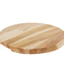 Wadiga Planche à Découper Ronde En Teck
