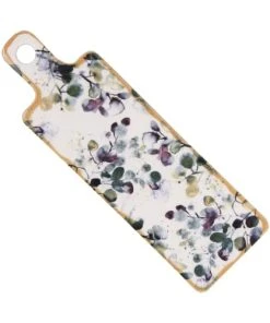 Table Passion Planche De Présentation 47x15 Cm En Faïence Décoré