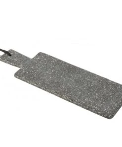 LANADECO Planche Rectangulaire Marbre Gris L48cm
