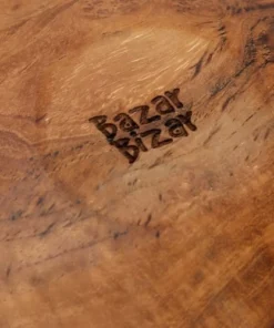 Bazar Bizar Plaque Ronde Extra Large En Bois De Teck -Chef&Sommelier-boutique plaque ronde extra large en bois de teck 3