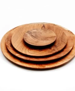 Bazar Bizar Plaque Ronde Extra Large En Bois De Teck -Chef&Sommelier-boutique plaque ronde extra large en bois de teck 5