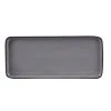 Table Passion Plat 22x12 Cm En Grès Gris -Chef&Sommelier-boutique plat 22x12 cm en gres gris