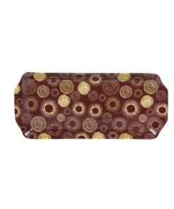 Table Passion Plat à Cake 36 Cm En Verre Rouge