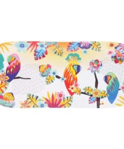 Les Jardins De La Comtesse Plat à Cake Rectangulaire En Mélamine 37,5 Cm Avec Motif Perroquet 6 Les Jardins De La Comtesse Plat à Cake Rectangulaire En Mélamine 37,5 Cm Avec Motif Perroquet -Chef&Sommelier-boutique plat a cake rectangulaire en melamine 37 5 cm avec motif perroquet 1