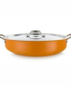 Pujadas Plat à Paella Avec Couvercle Ø 32cm Jaune