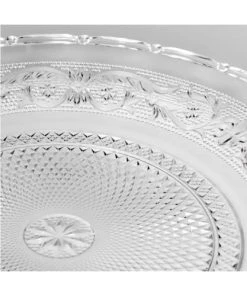 Wadiga Plat De Présentation Fruits Ou Gâteaux à 2 étages En Verre 20x25x25cm -Chef&Sommelier-boutique plat de presentation fruits ou gateaux a 2 etages en verre 20x25x25cm 1