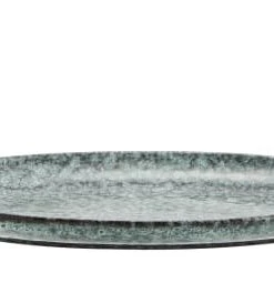 Madam Stoltz Plat De Service En Céramique Bleu-vert -Chef&Sommelier-boutique plat de service en ceramique bleu vert 1