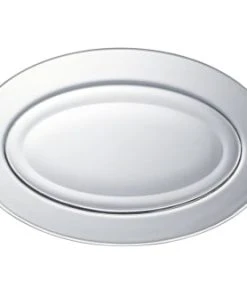 Duralex Plat De Service Ovale 36cm En Verre Trempé Extra Résistant Transparent