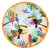 Les Jardins De La Comtesse Plat De Service Rond En Mélamine Imprimé De Toucans -Chef&Sommelier-boutique plat de service rond en melamine imprime de toucans