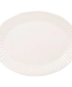 Maisons Du Monde Plat Oval En Porcelaine Grise -Chef&Sommelier-boutique plat oval en porcelaine grise 1000 11 22 227777 2